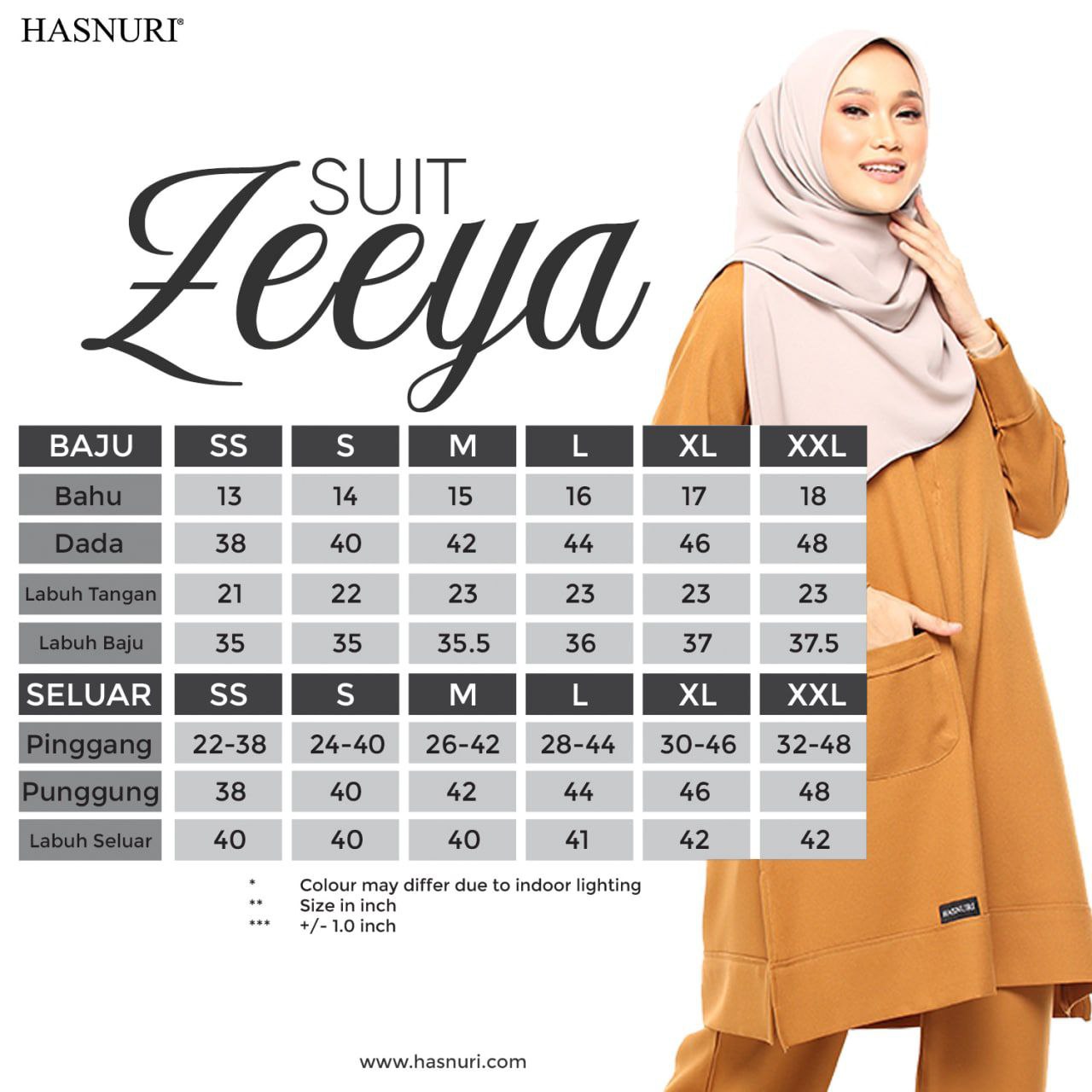 Suit Zeeya - Gold
