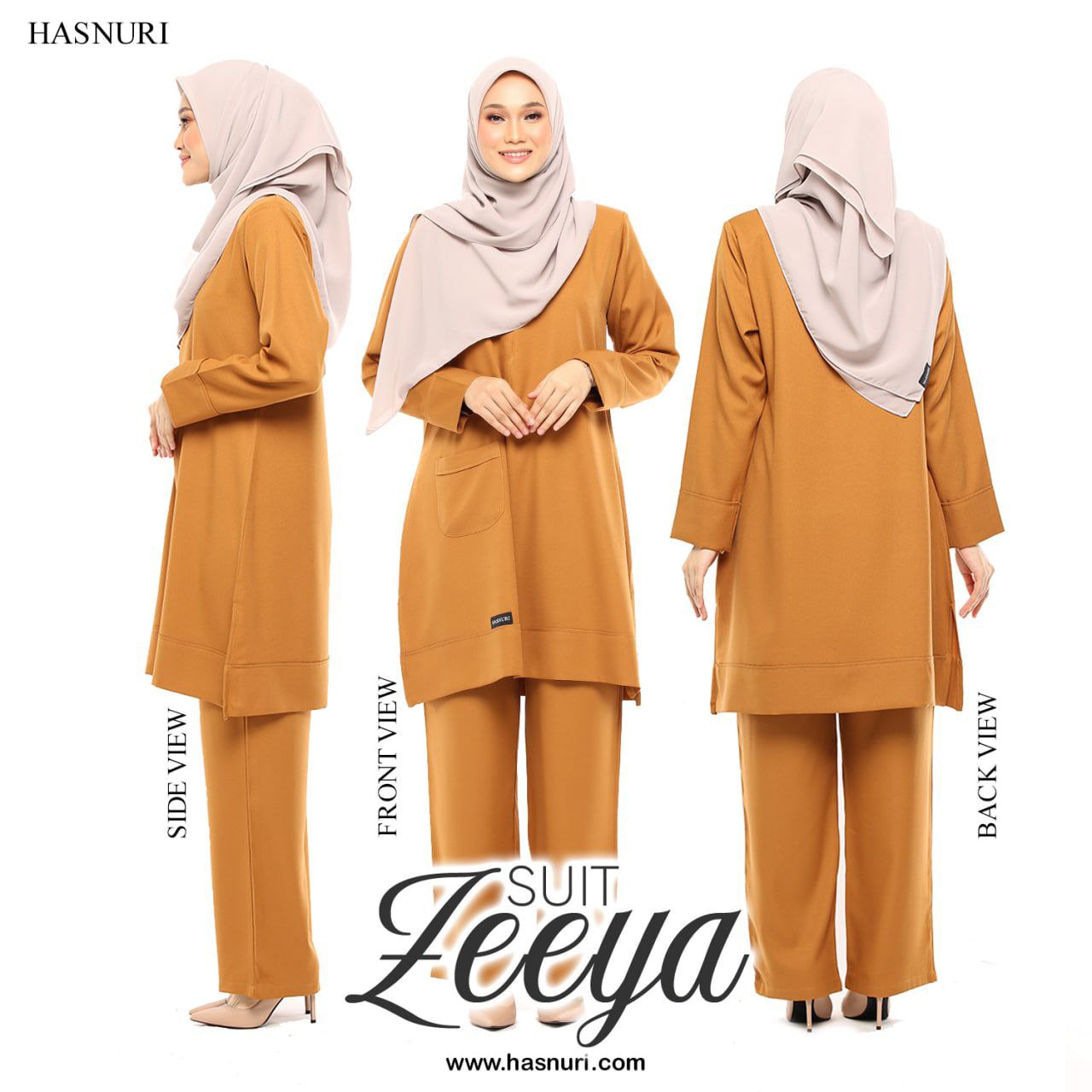 Suit Zeeya - Gold