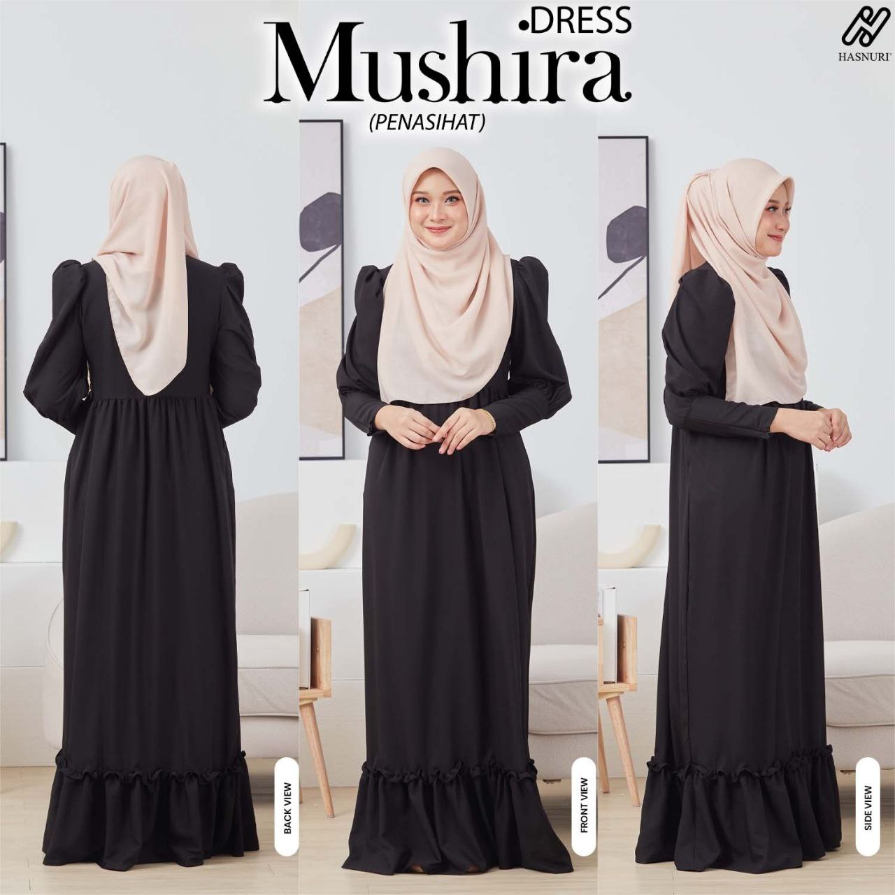 Dress Mushira - Black