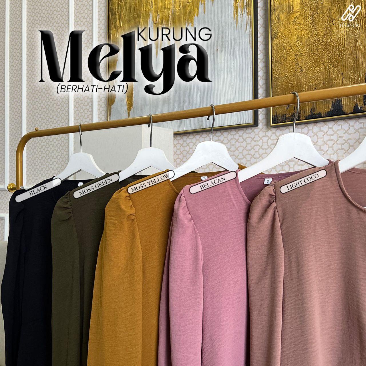 Kurung Melya - Moss Yellow
