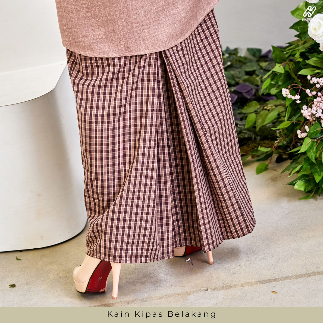 Kebaya Serena - Nude Brown