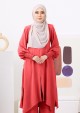 Suit Zayani - Coral Pink