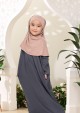 Abaya Nysa Kids - Dark Grey