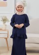 Kurung Wawa Kids - Navy Blue