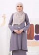 Kurung Saleha - Grey