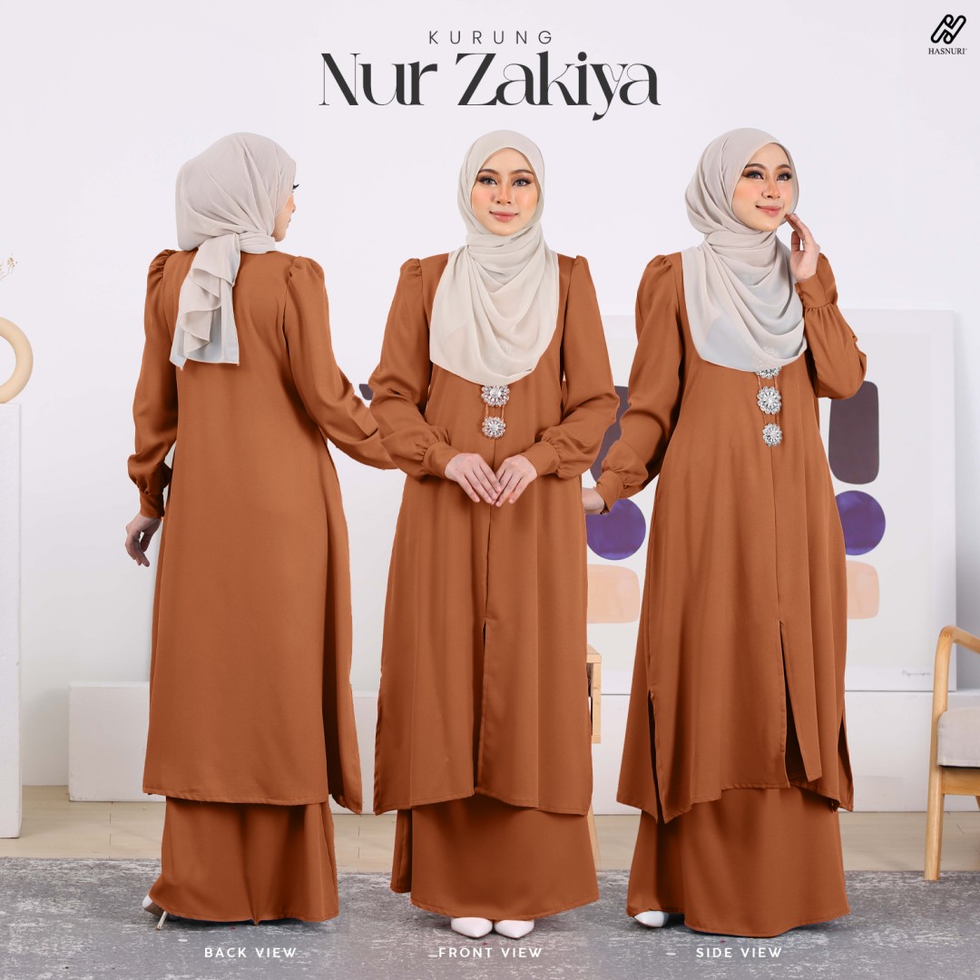 Kurung Nur Zakiya - Baby Blue