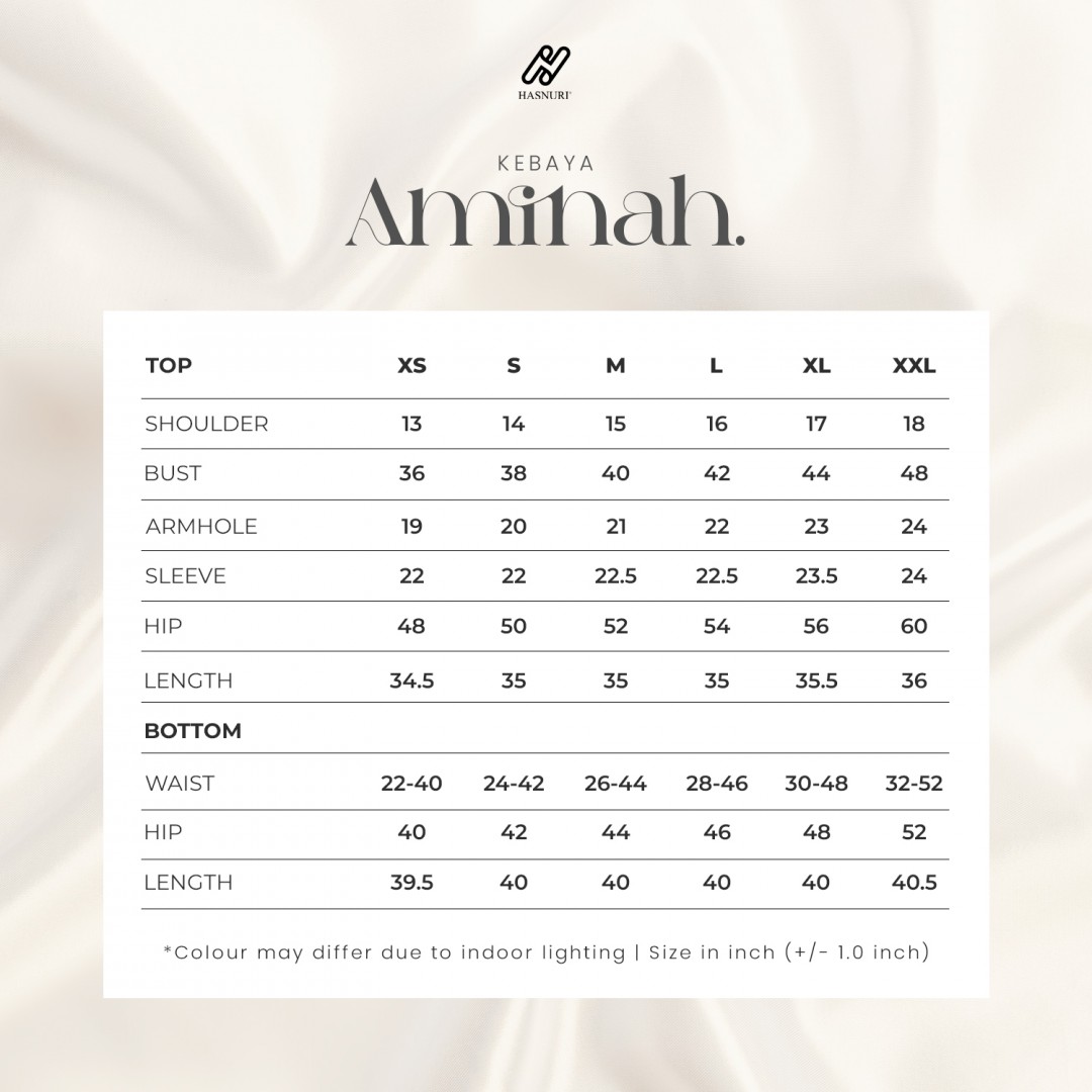 Kebaya Aminah - Salmon