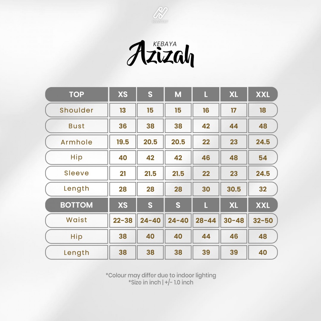 Kebaya Azizah - Black