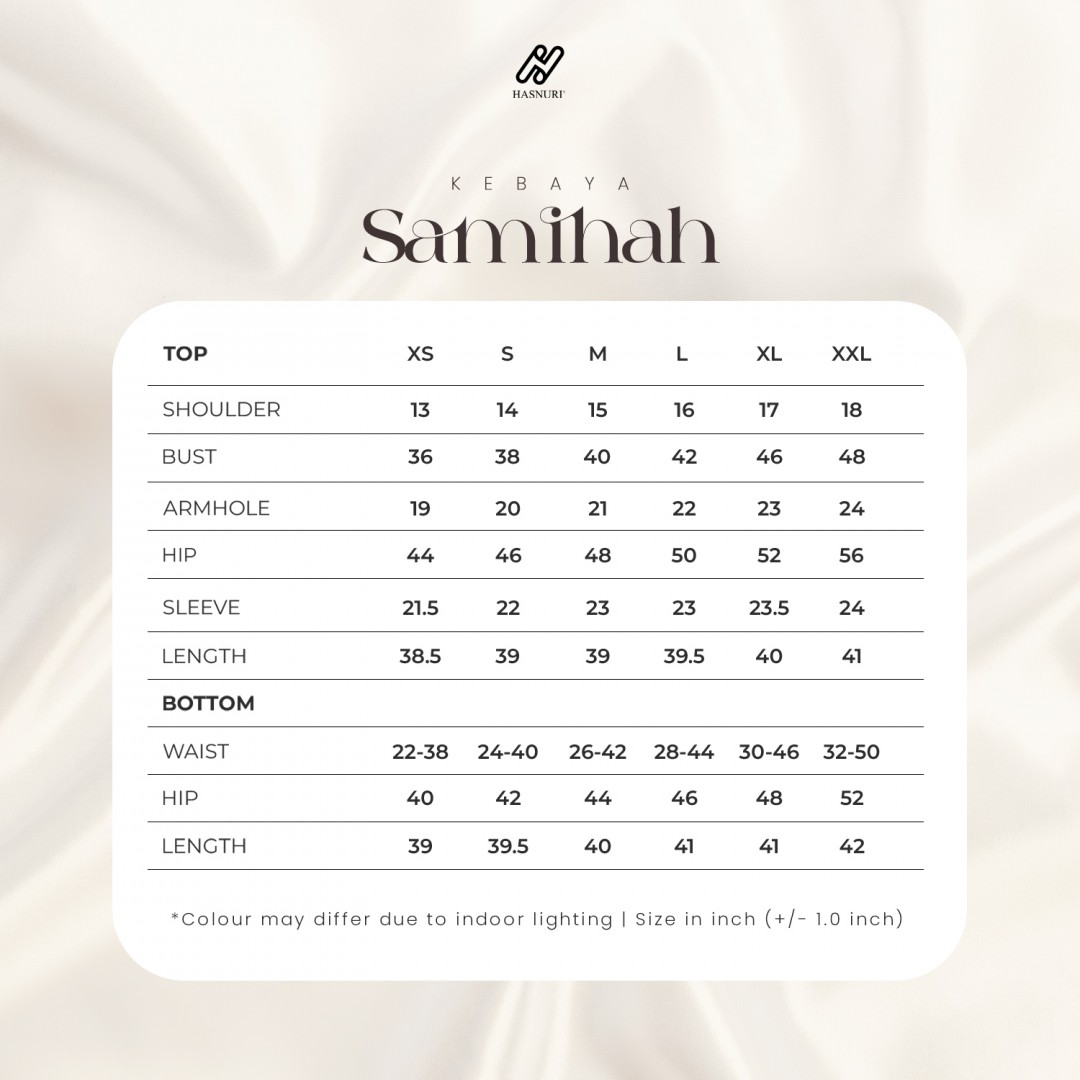 Kebaya Samihah - Off White