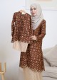 Kurung Sri Tulip Kids - Rich Brown
