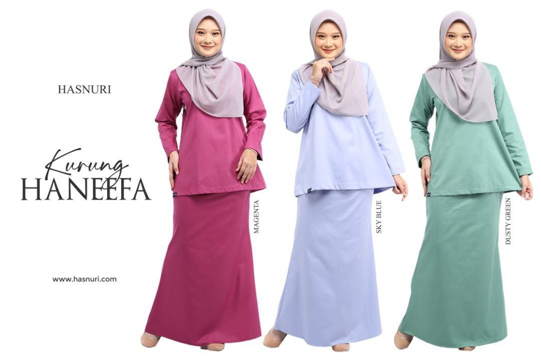 Kurung Haneefa - Dusty Green