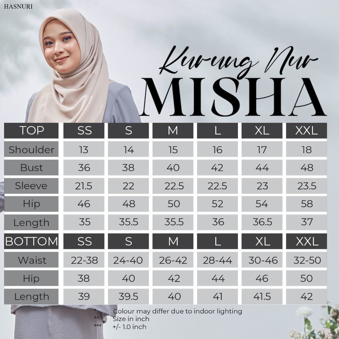 Kurung Nur Misha - Dusty Orange