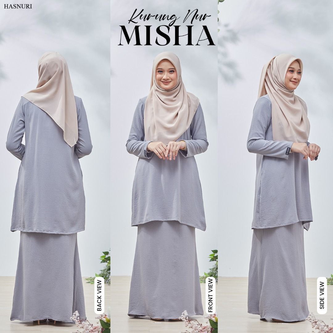 Kurung Nur Misha - Dusty Orange
