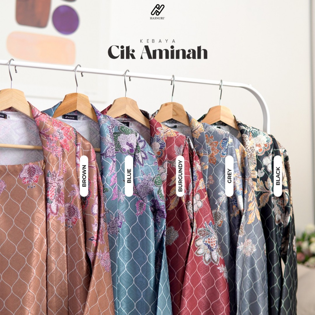 Kebaya Cik Aminah - Blue