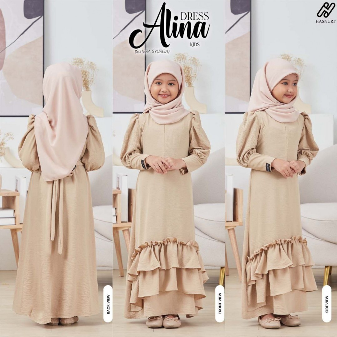 Dress Alina Kids - Dark Purple