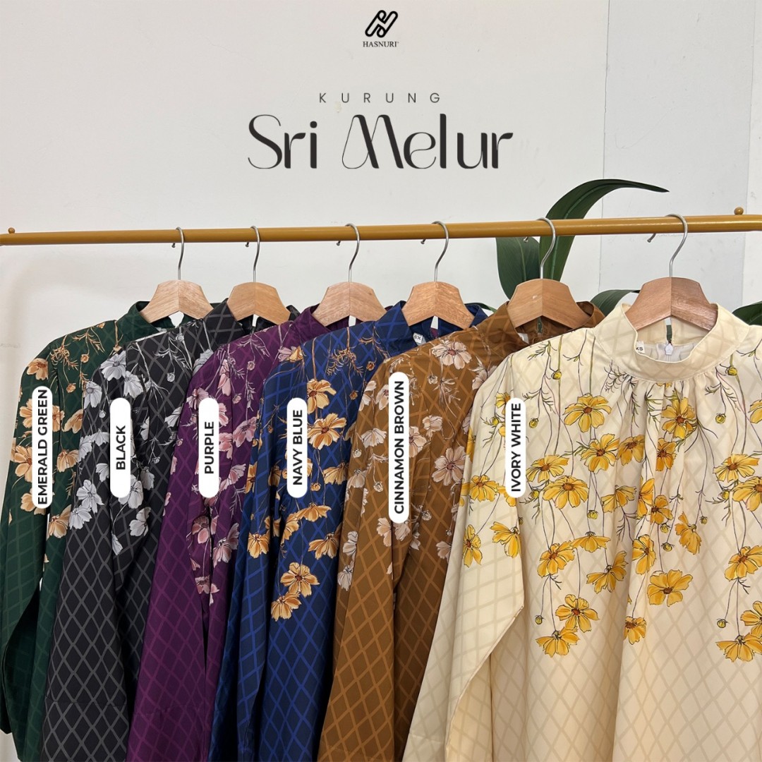 Kurung Sri Melur - Emerald Green