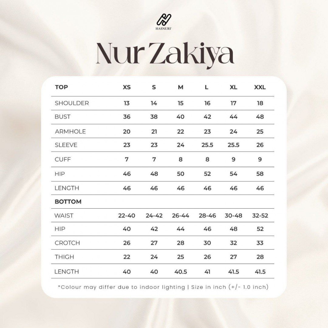 Suit Nur Zakiya - Black