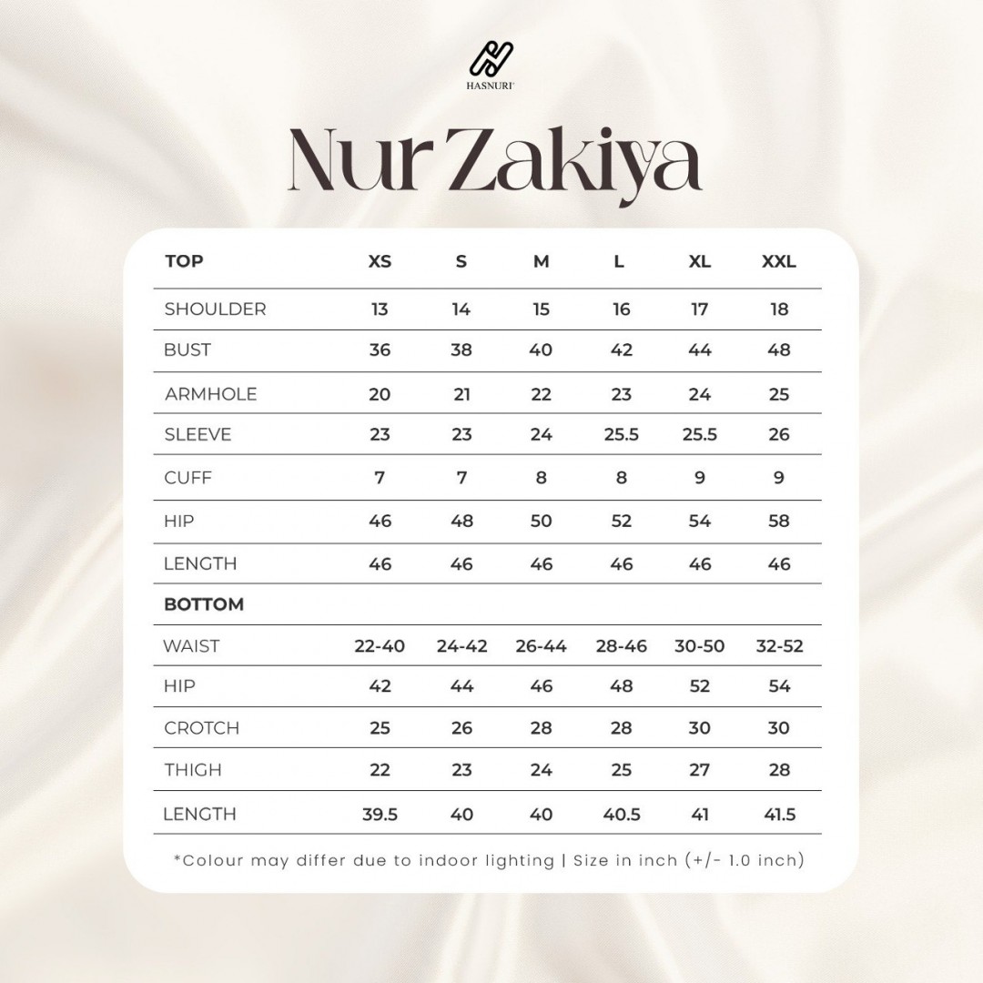 Suit Nur Zakiya - Light Milo