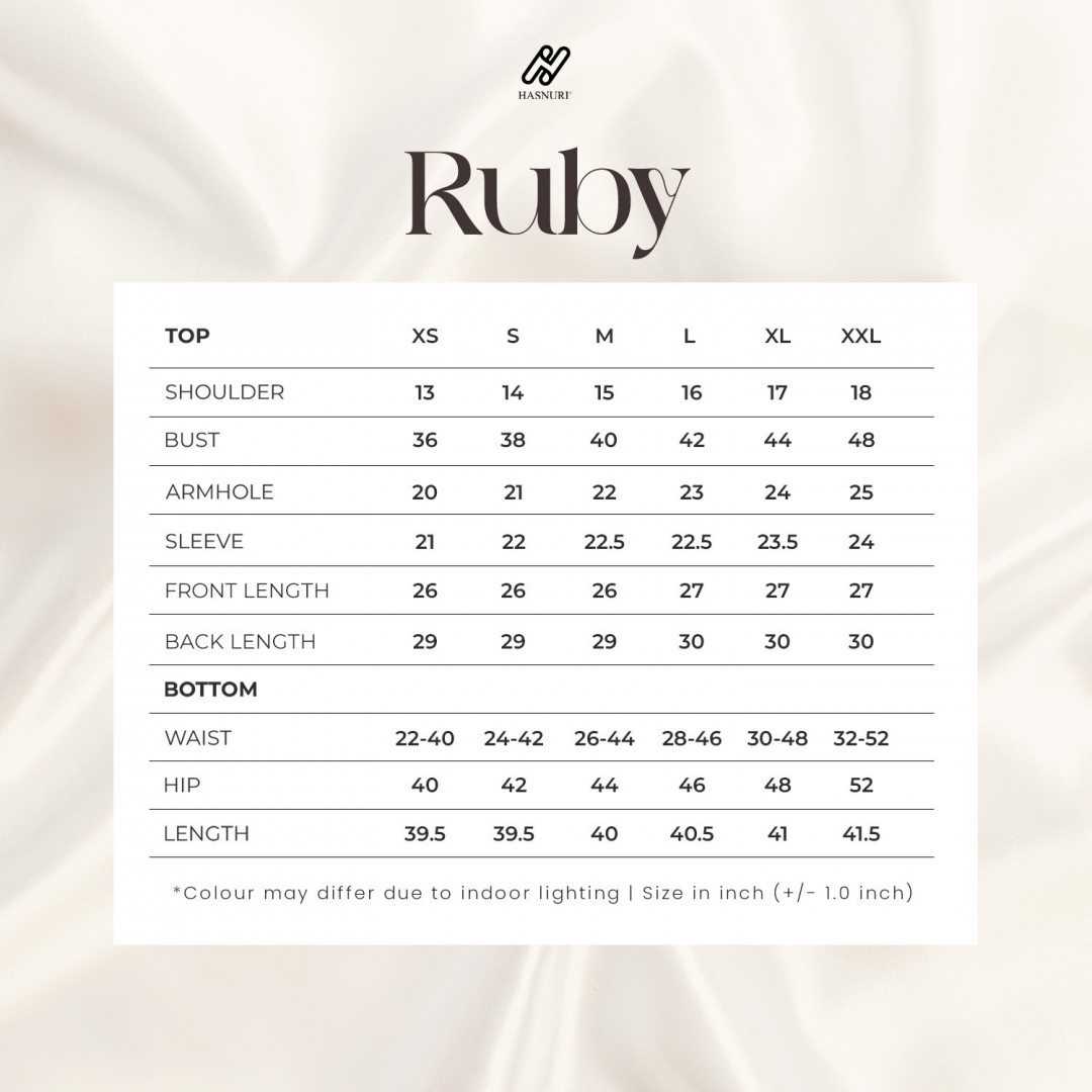 Kurung Ruby - Black