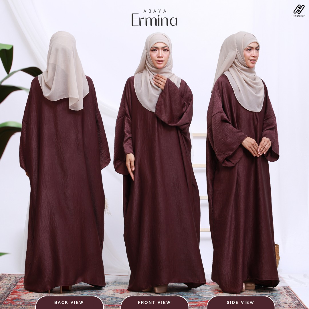 Abaya Ermina - Blue Grey