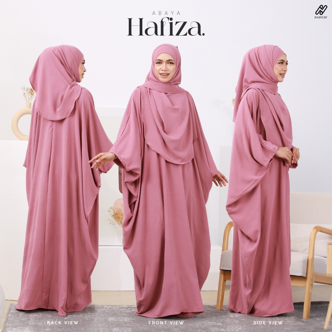 Abaya Hafiza - Lemon Yellow