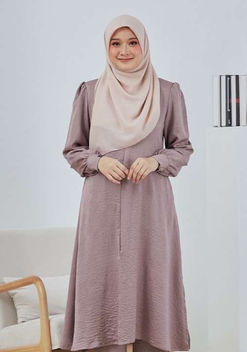 Suit Puteri Zakiya - Ash Grey