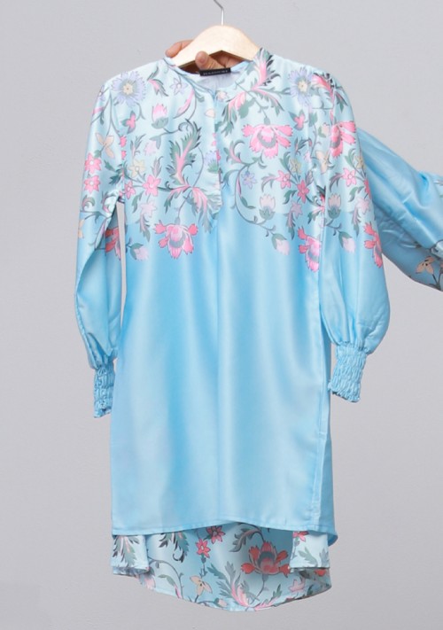Kurung Sri Orked Kids - Baby Blue