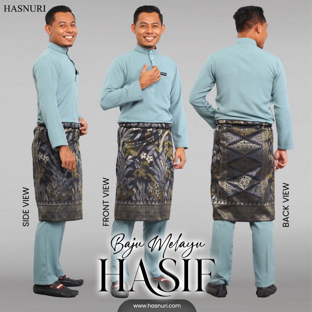 Baju Melayu Hasif - Mint Green