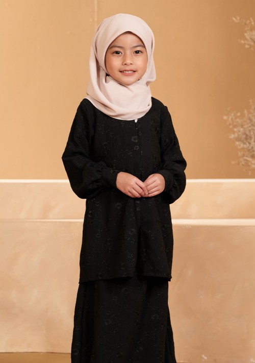 Kurung Zurdia Kids - Black