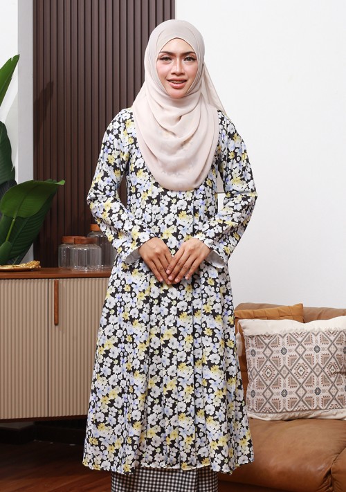 Kebaya Sri Daisy - Black