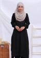 Suit Zakiya Linen - Black