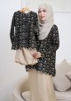Kurung Sri Tulip Mini Kids - Black