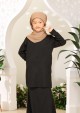 Kurung Cik Butang Kids - Black