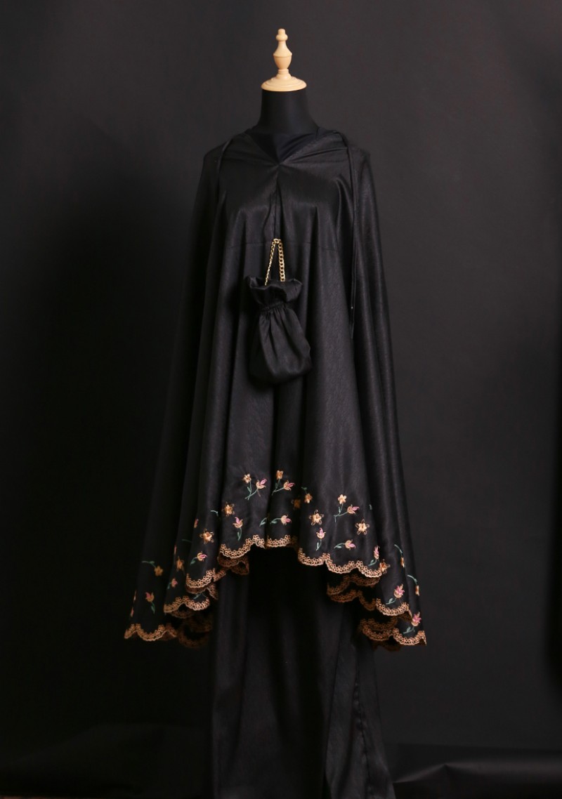 Telekung Embun - Black