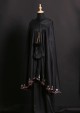Telekung Mawar - Black