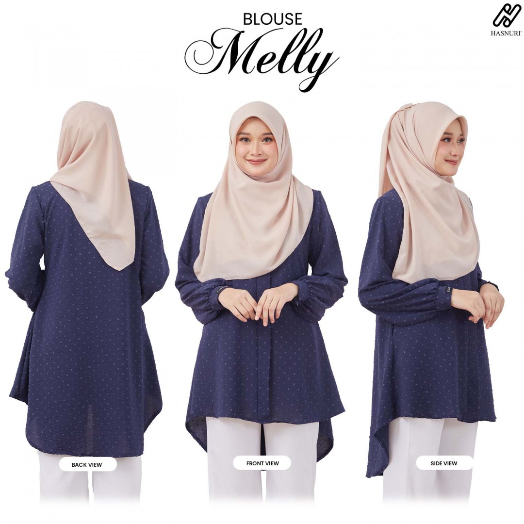 Blouse Melly - Navy Blue