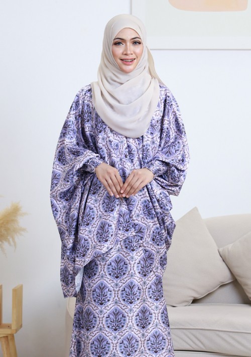 Kurung Wan Naila - Blueberry