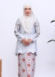 Kurung Amna Mini - Blue Grey