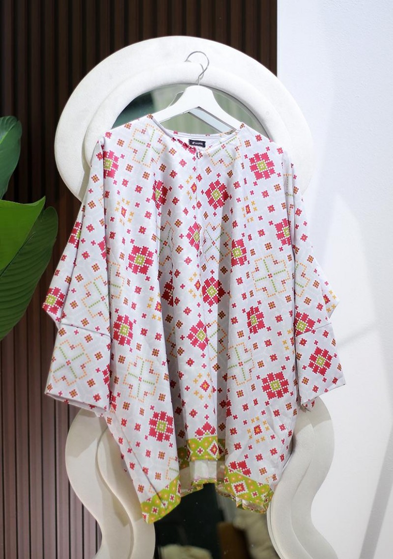 Blouse Sara V24 - Blue Grey