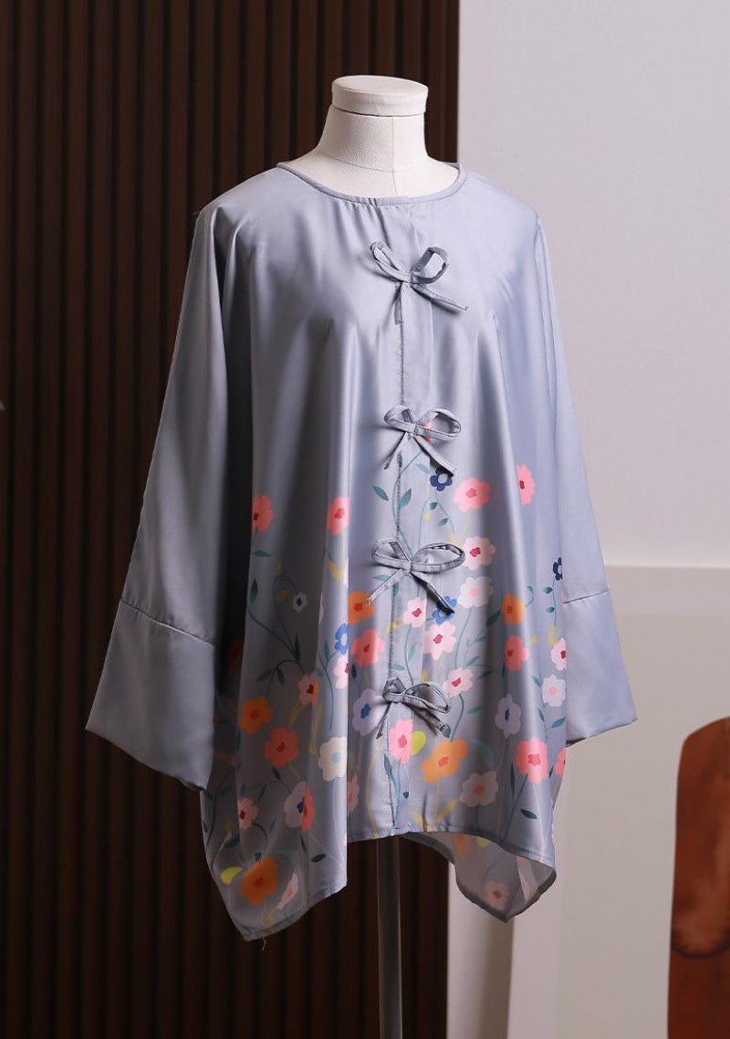 Blouse Ryana V4 - Blue Grey