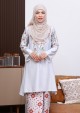 Kurung Khadijah - Blue Grey