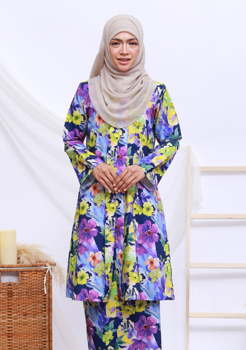 Kebaya Ainun - Bluish Purple