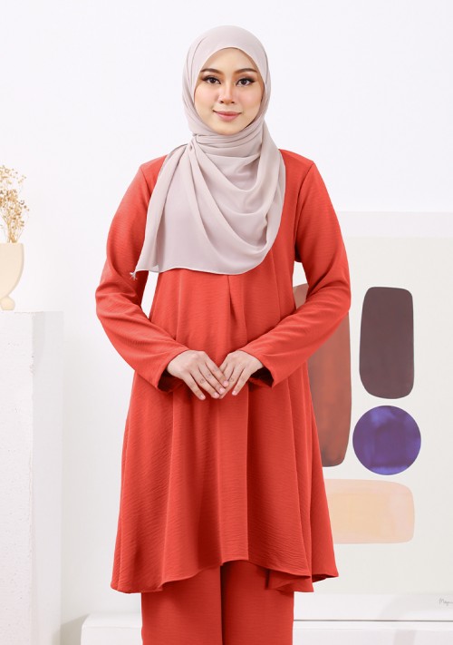 Suit Maymunah - Brick Orange