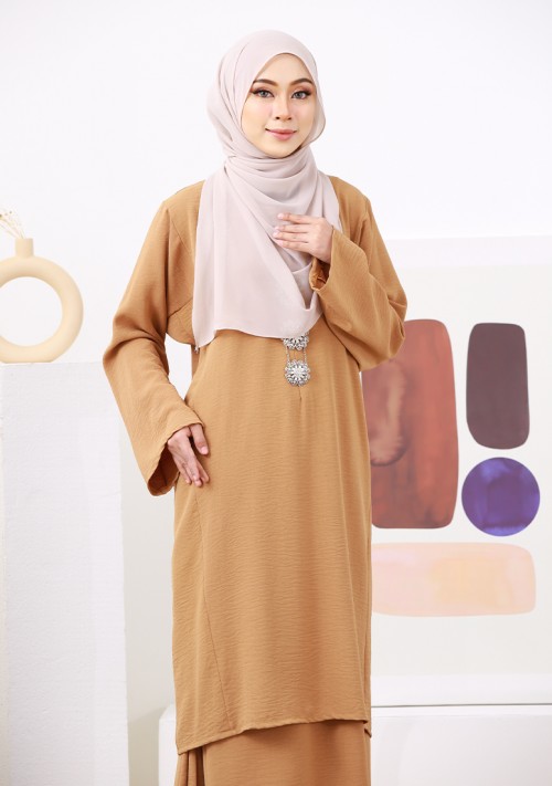 Kurung Asiah - Brown