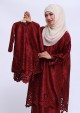 Kurung Che Aisha Kids - Burgundy