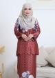 Kurung Wan Amira - Burgundy