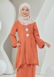 Kebaya Samihah Kids - Butter Orange