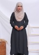 Suit Zakiya Linen - Charcoal