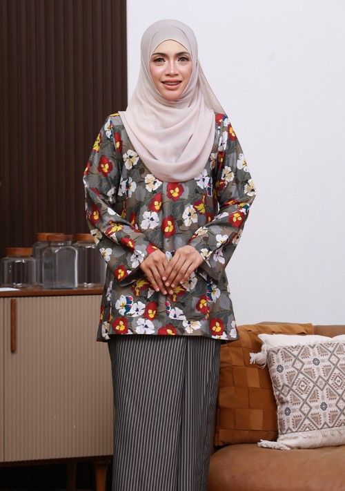 Kurung Imani 3.0 - Charcoal Grey