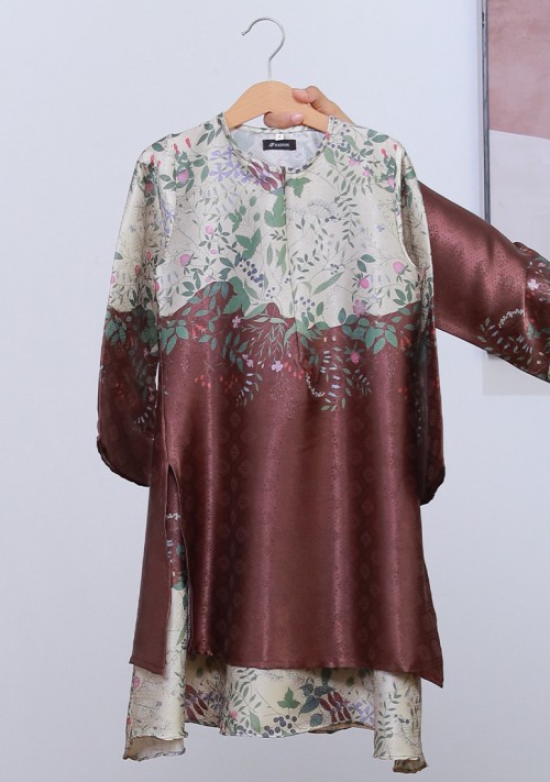 Kurung Princess Aireen Kids 3.0 - Chocolate Mint
